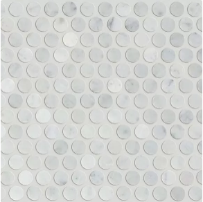 Bianco Carrara Mosaic PR - stone tile